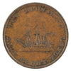 NB-1A1 1843 New Brunswick Victoria Dei Gratia Regina Half Penny Token Fine (F12)