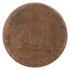 NB-1A1 1843 New Brunswick Victoria Dei Gratia Regina Half Penny Token Very Good (VG8)
