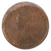 NB-1A1 1843 New Brunswick Victoria Dei Gratia Regina Half Penny Token Very Good (VG8)