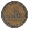 NB-1A2 1843 New Brunswick Victoria Dei Gratia Regina Half Penny Token VG-F (VG10)