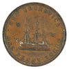 NB-2A 1843 New Brunswick Victoria Dei Gratia Regina Penny Token VG-F (VG10)