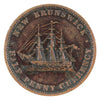 NB-1B 1854 New Brunswick Half Penny Currency Token Very Fine (VF20)
