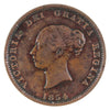 NB-1B 1854 New Brunswick Half Penny Currency Token Very Fine (VF20)
