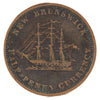 NB-1B 1854 New Brunswick Half Penny Currency Token Fine (F12)
