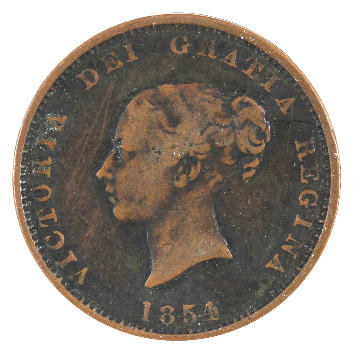NB-1B 1854 New Brunswick Half Penny Currency Token Fine (F12)