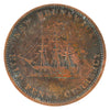 NB-1B 1854 New Brunswick Half Penny Currency Token Very Good (VG8)