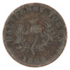NS-1D3 1832 Nova Scotia George IV Thistle Half Penny Token Very Fine (VF20)