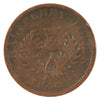 NS-1E2 1840 Nova Scotia Victoria Thistle Half Penny Token G-VG (G6)