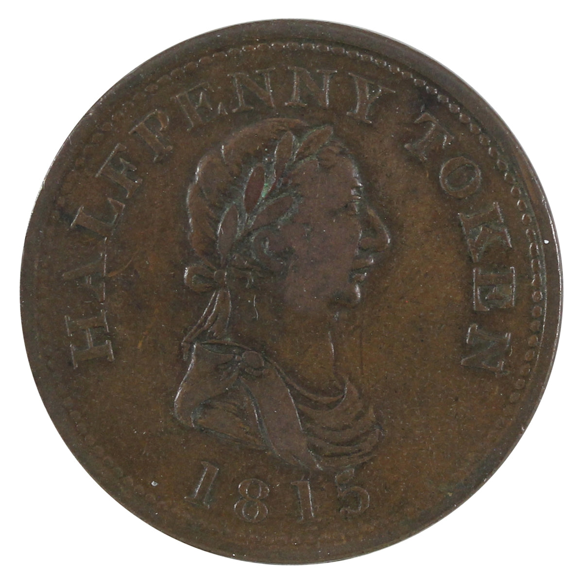 NS-10B1 1815 Nova Scotia Payable by Hosterman & Etter Half Penny Token Very Fine (VF20)
