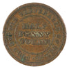 NS-19A1 1812 Nova Scotia Trade & Navigation Half Penny Token Very Fine (VF20)