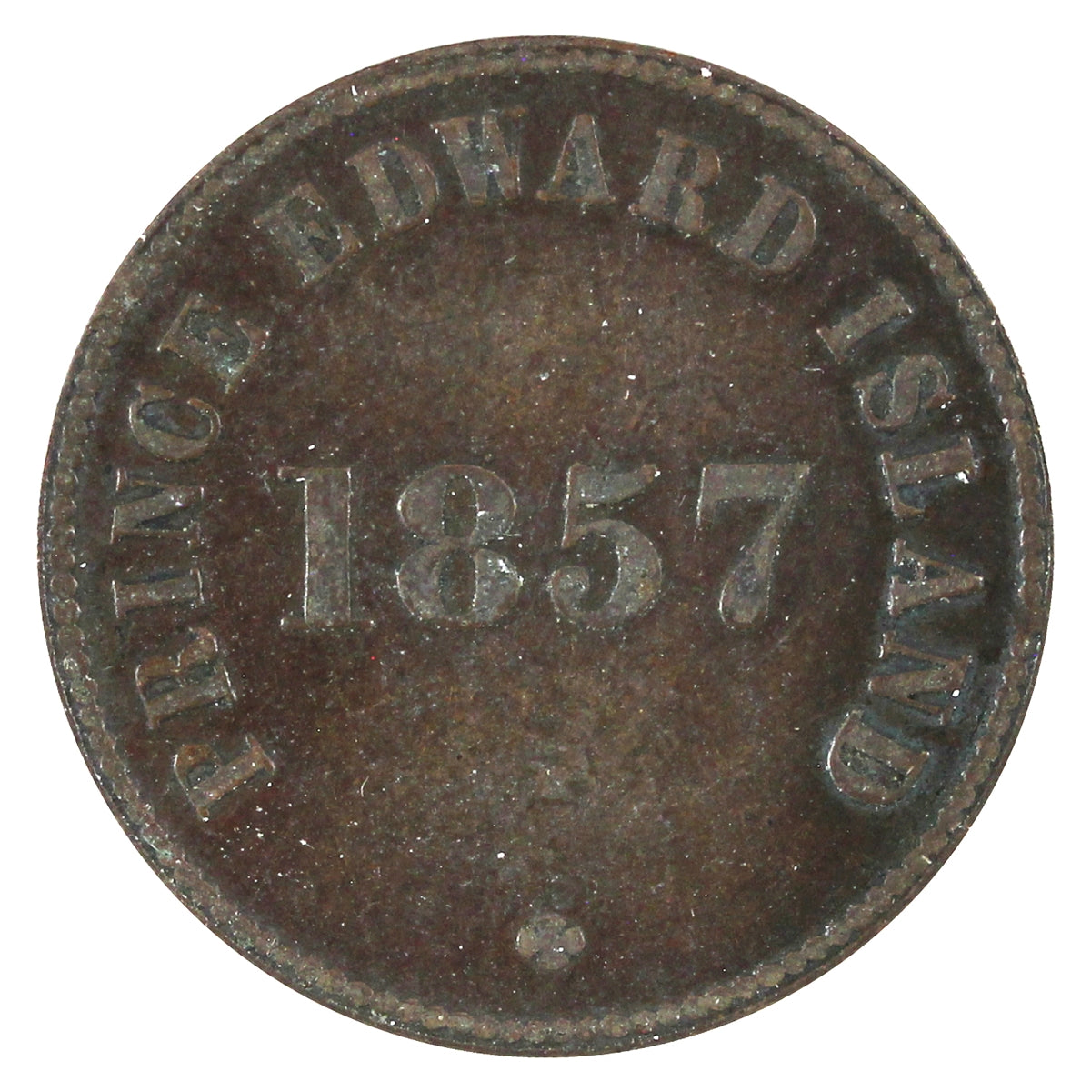 PE-7C2 1857 PEI Self Government and Free Trade Token F-VF (F15)