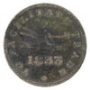 UC-12B2 1833 Upper Canada To Facilitate Trade Half Penny Token Very Fine (VF20)