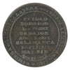WE-11B8 (1812) Wellington Cuidad Rodrigo, Madrid 8 Leaves Token Very Fine (VF20)