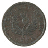 NS-2A2 1824 Nova Scotia George IV Thistle Token VF-EF (VF30) $