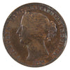 NS-6A1 1856 Nova Scotia, LCW, Victoria Mayflower Penny Token Extra Fine (EF40) $