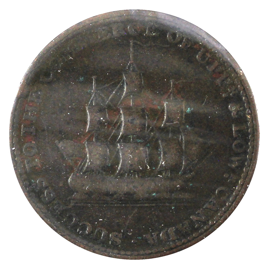 UC-5A1 1812 Upper Canada Sir Isaac Brook Token F-VF (F15) $