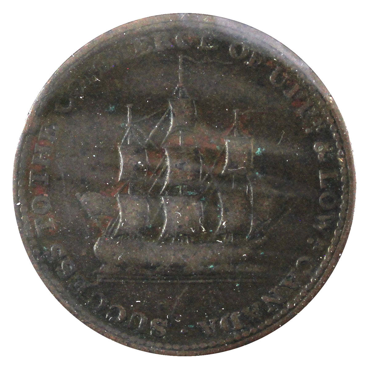 UC-5A1 1812 Upper Canada Sir Isaac Brook Token F-VF (F15) $