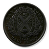 PC-1B5 1844 Province of Canada Bank of Montreal Half Penny Token Extra Fine (EF40)