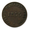 PE-7A1 1855 PEI Self Government & Free Trade Thick Top Fives Token Very Fine (VF20)