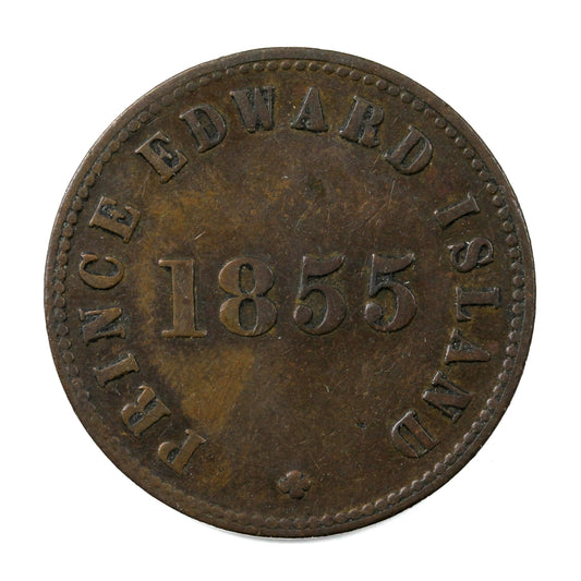PE-7B1 1855 PEI Self Government & Free Trade Token Very Fine (VF20)