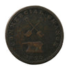 UC-9A1 1820 Upper Canada Commercial Change Halfpenny Token F-VF (F15)