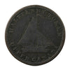 UC-9A1 1820 Upper Canada Commercial Change Halfpenny Token F-VF (F15)