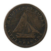 UC-9A1 1820 Upper Canada Commercial Change Halfpenny Token Fine (F12)