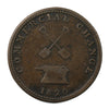 UC-9A1 1820 Upper Canada Commercial Change Halfpenny Token Fine (F12)