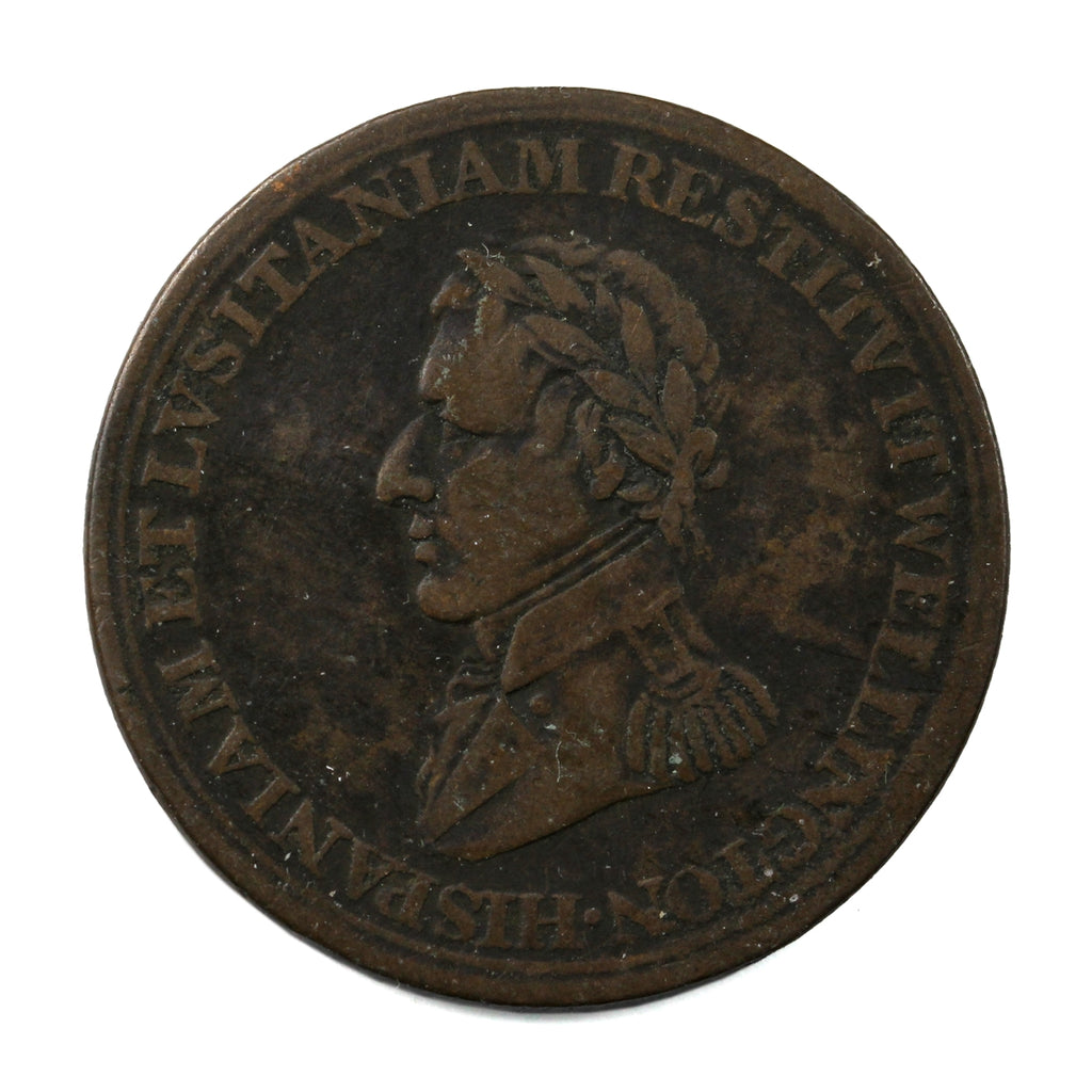 WE-11A3 Wellington Cuidad Rodrigo, Badajoz, Salamanca Halfpenny Token Very Fine (VF20)