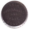 PE-7C4 1857 PEI Self Government &amp; Free Trade Bank Token Very Fine (VF20)