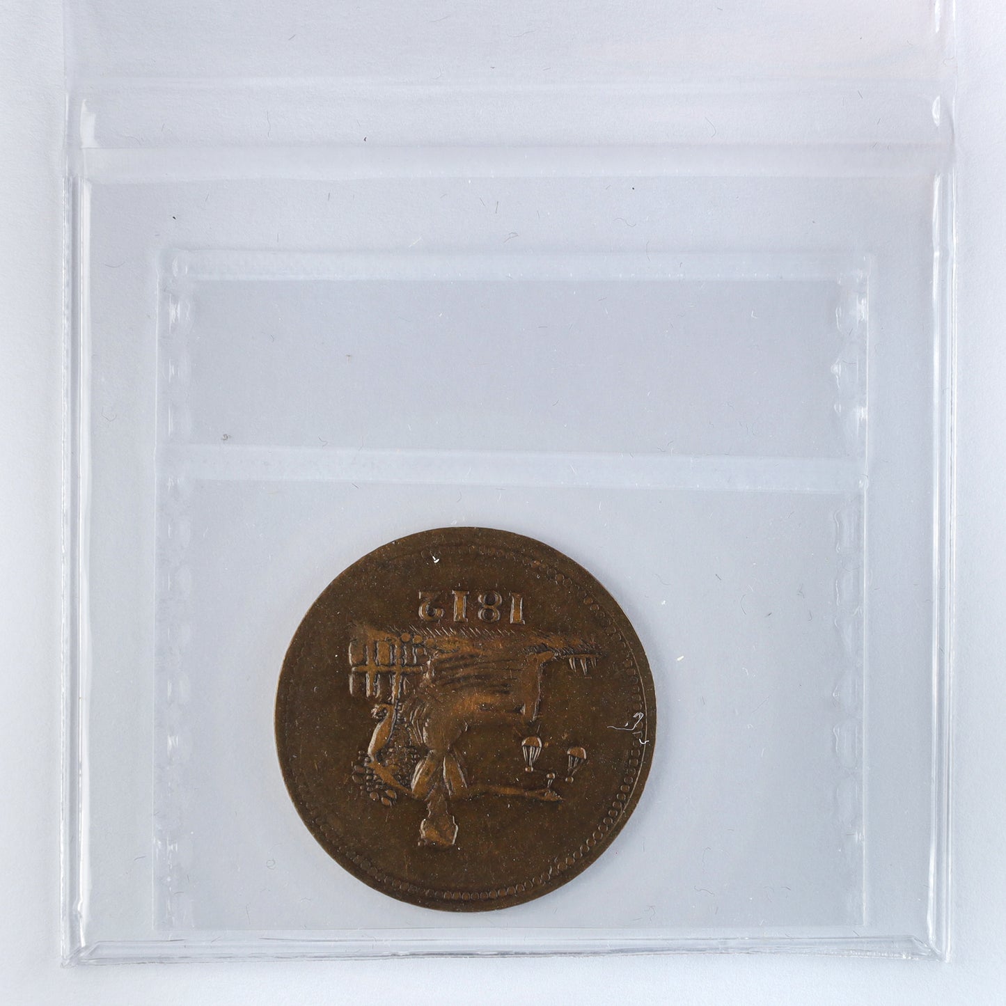 LC-48-7 1812 Lower Canada Tiffin Token ICCS Certified EF40 BR #961