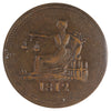 LC-48-7 1812 Lower Canada Tiffin Token ICCS Certified EF40 BR #961