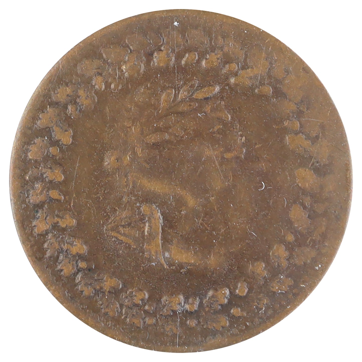 LC-48-7 1812 Lower Canada Tiffin Token ICCS Certified EF40 BR #961
