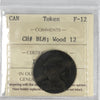 BL-8 Blacksmith Token ICCS Certified F12 Wood 12