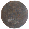 LC-56A3 1812 Lower Canada Sailing Ship Half Penny Token ICCS Certified G4 BR #1004