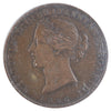 NS-5A1 1856 Nova Scotia Victoria Mayflower Half Penny Token ICCS Certified EF40 BR #876