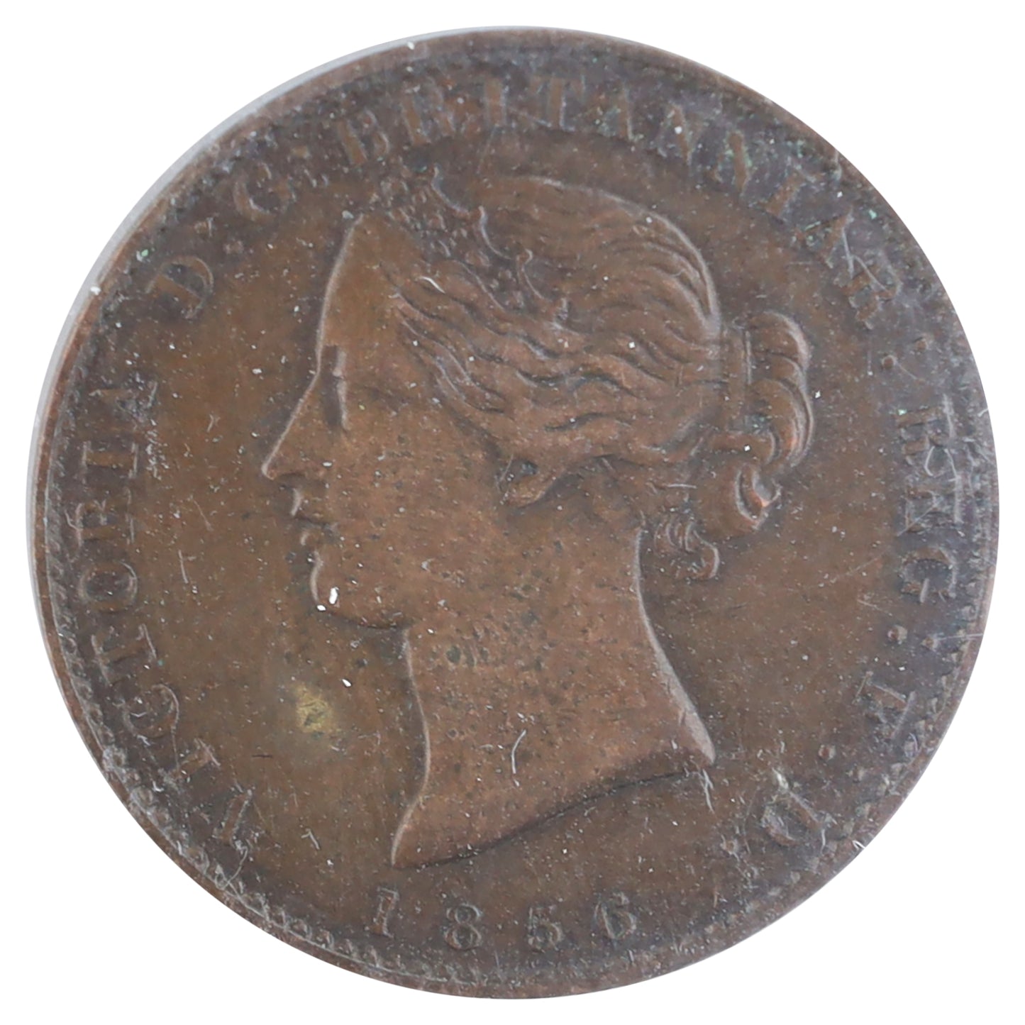 NS-5A1 1856 Nova Scotia Victoria Mayflower Half Penny Token ICCS Certified EF40 BR #876