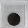 PC-5D 1857 Province of Canada Bank of Upper Canada Halfpenny Token ICCS Certified EF45