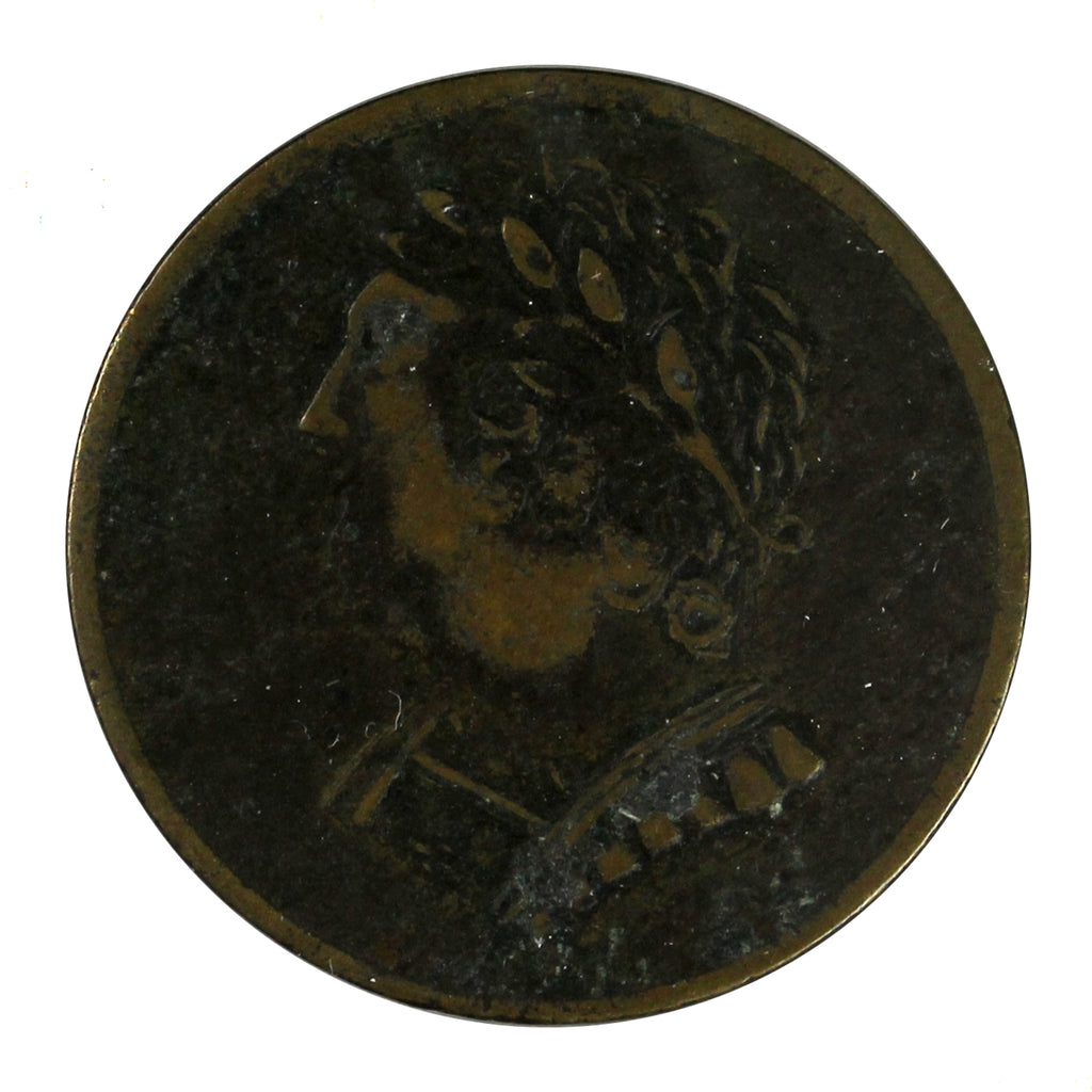 LC-60-2A 1820 Lower Canada Bust & Harp Token Extra Fine (EF40) LC-60-F1