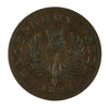 NS-1B1 1823 Nova Scotia Thistle Half Penny Token Extra Fine (EF40) $