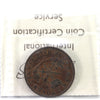 PC-5B2 1852 Province of Canada Half Penny Token ICCS Certified AU50 BR# 720