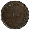 PE-7C3 1857 Prince Edward Island Self Government & Free Trade Token Extra Fine (EF40) $