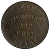 PE-7C3 1857 Prince Edward Island Self Government & Free Trade Token Extra Fine (EF40) $