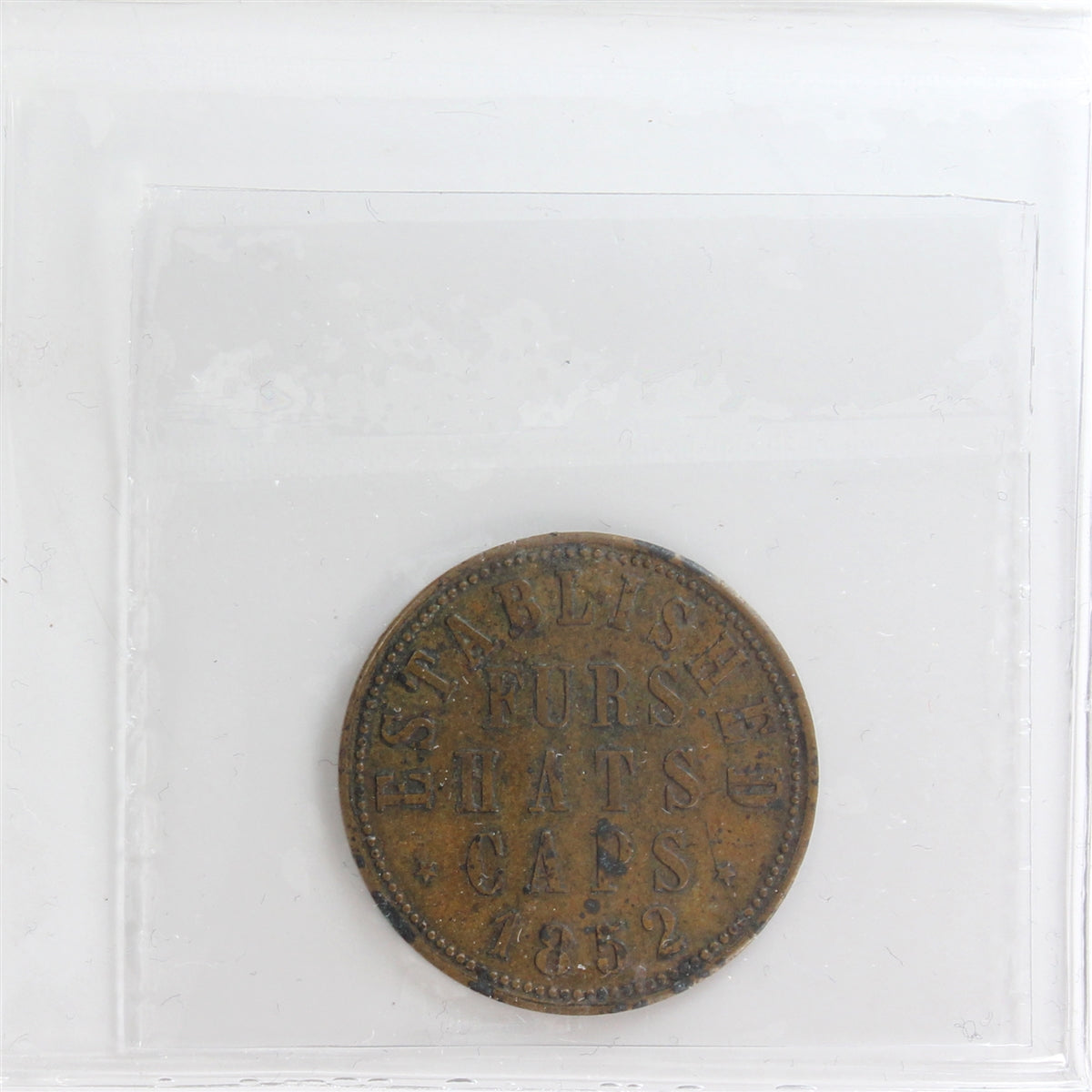 BR #574 1852 Gnaedinger Son & Co. Montreal Token ICCS Certified VF30