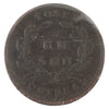 LC-28 No Date Lower Canada Agriculture & Commerce, Montreal, Un Sou Token VF-EF (VF30)