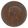 NB-2B2 1854 New Brunswick One Penny Currency Token Extra Fine (EF40) $