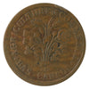 LC-40A1 Lower Canada Montreal Un Sou "Struck off Centre" Token Very Fine (VF20)