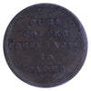 AM-4 Pure Copper Preferable to Paper Halfpenny Token ICCS Certified F15 BR #1009