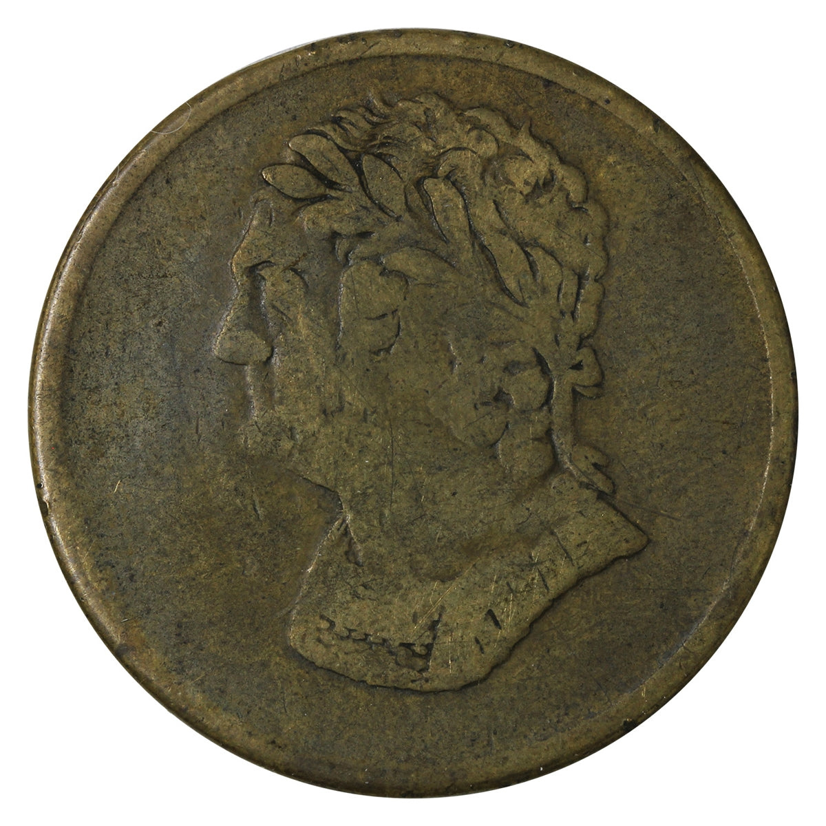 LC-60-24 1820 Lower Canada Bust & Harp Token F-VF (F15) LC-60-C3 $
