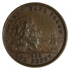 PC-4 Province of Canada Quebec Bank Penny Token Extra Fine (EF40) $